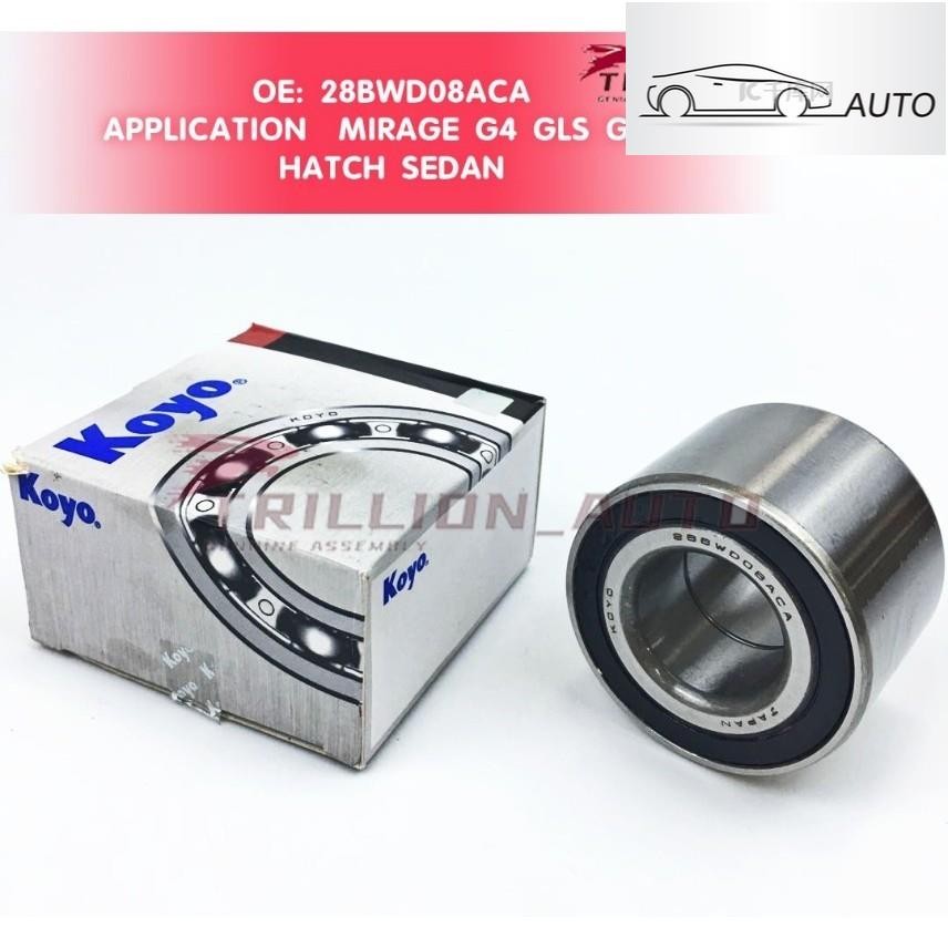 แบริ่งล้อหลัง สําหรับ MIRAGE G4 GLS GLX 2013 UP 28BWD08ACA