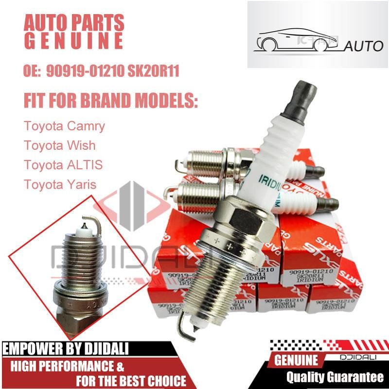 หัวเทียน 4 ชิ้น DENSO IRIDIUM TOYT A SK20R11 (Camry Wish ALTIS Yaris) 90919-01210