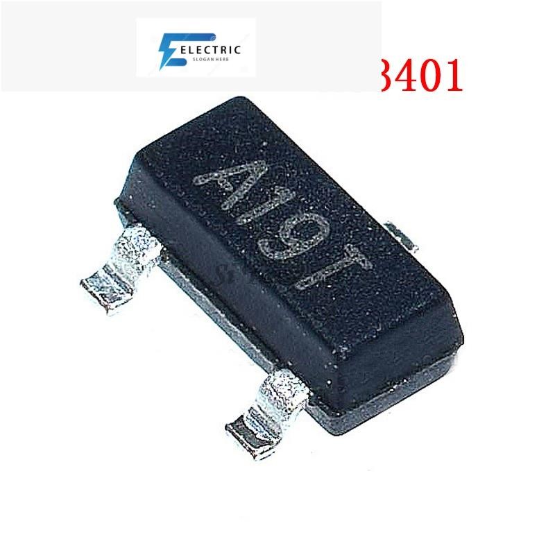 50PCS AO3401 SOT23 A19T SOT-23 SOT23-3 SOT SMD ใหม่และต้นฉบับ IC ChipsetIC