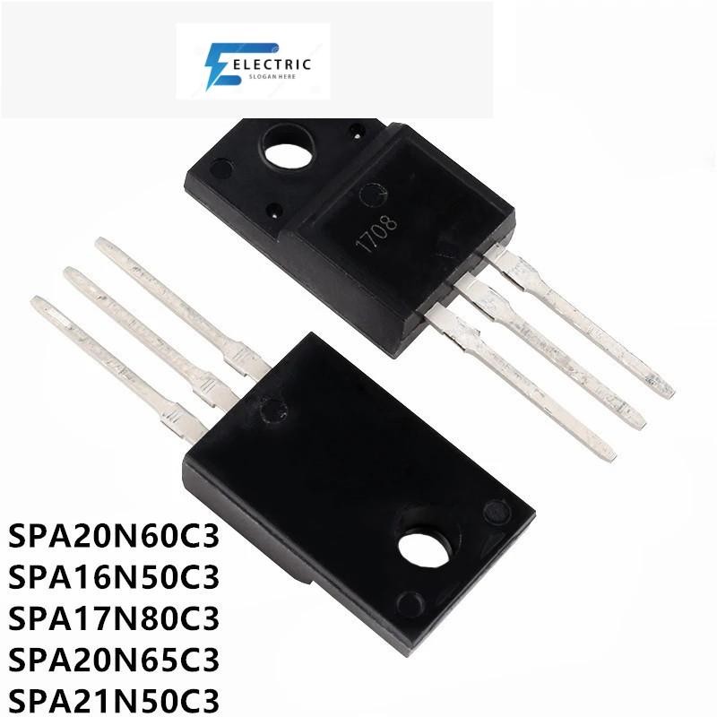 สินค้าใหม่ 5PCS SPA20N60C3 TO-220F 20N60C3 SPA20N60 SPA16N50C3 16N50C3 SPA17N80C3 17N80C3 SPA20N65C3