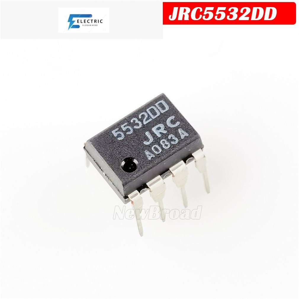 5PCS ใหม่ 5532DD NJM5532DD JRC5532DD DIP-8 เสียงรบกวนต่ํา Dual Operational Amplifier