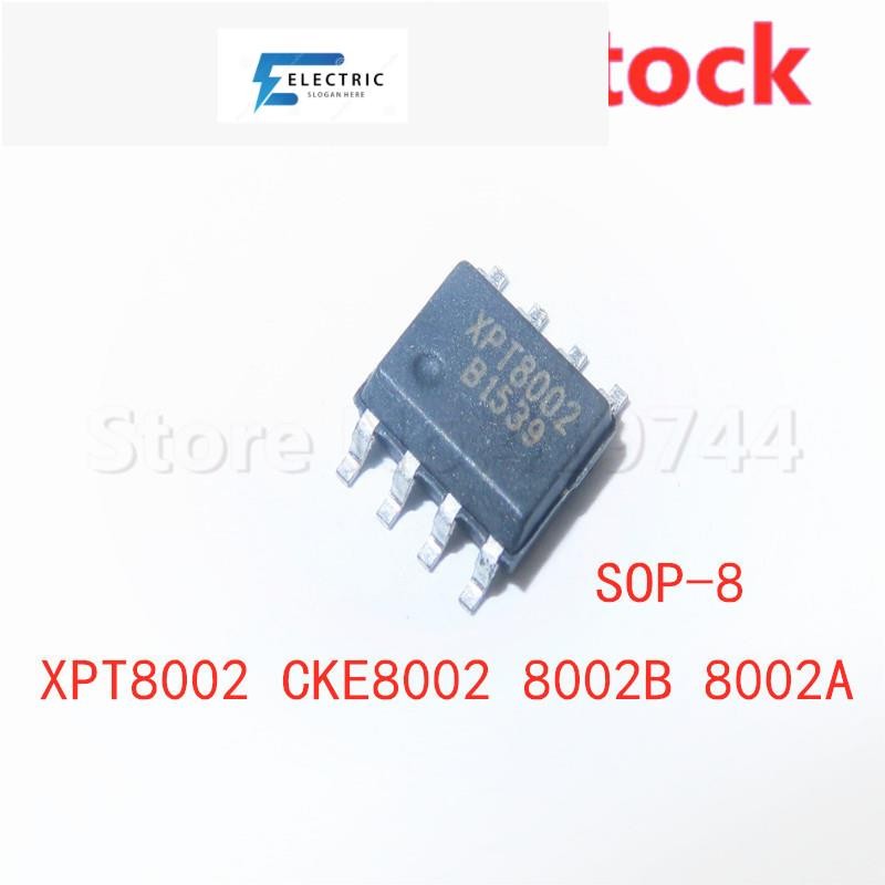 10 ชิ้น/ล็อต XPT8002 CKE8002 8002B 8002A SOP-8 SMD เครื่องขยายเสียงในสต็อกใหม่ IC