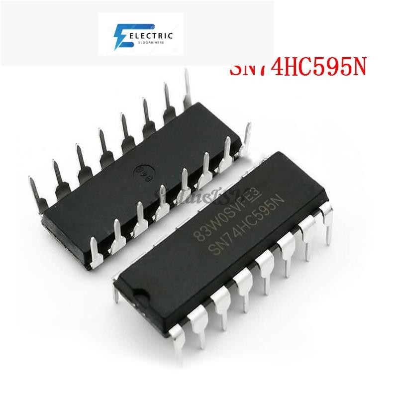 10PCS SN74HC595N DIP16 SN74HC595 DIP 74HC595N 74HC595 ใหม่และต้นฉบับ IC