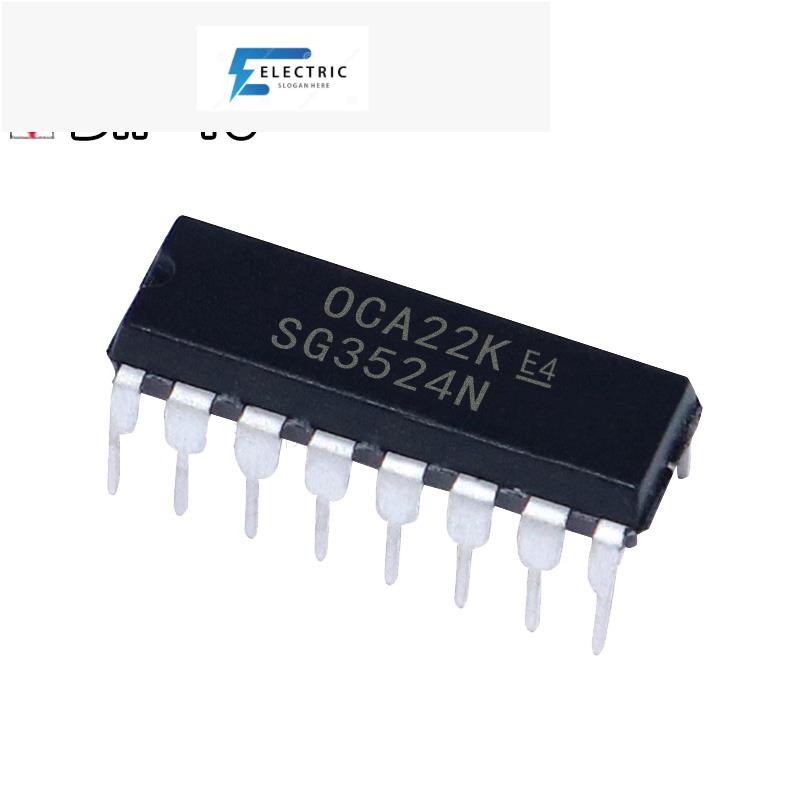 10PCS SG3524 SG3524N ชิปควบคุม PWM แบบปรับได้คู่ใน DIP16IC