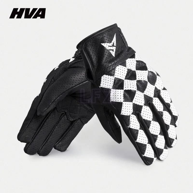 2025NEWNew Outdoor Riding Motorcycle Checkerboard Gloves Full Finger หนา Windproof กันน้ําและถุงมือก