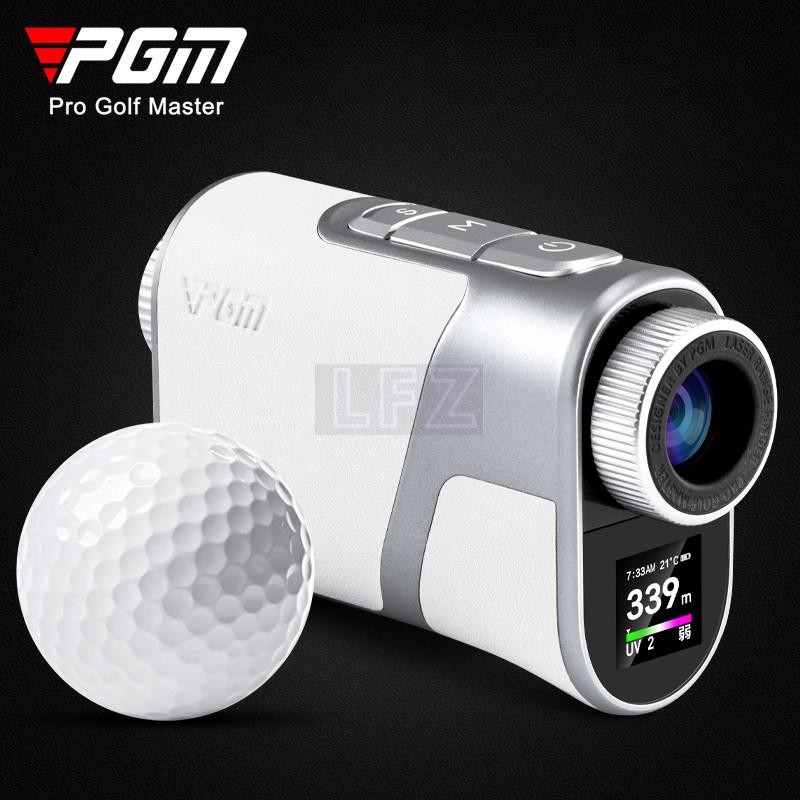 PGM JQ020 Golf Rangefinder Slope Mode & Vibration Pin Seek, UV Index Detection Mini Golf Laser Range