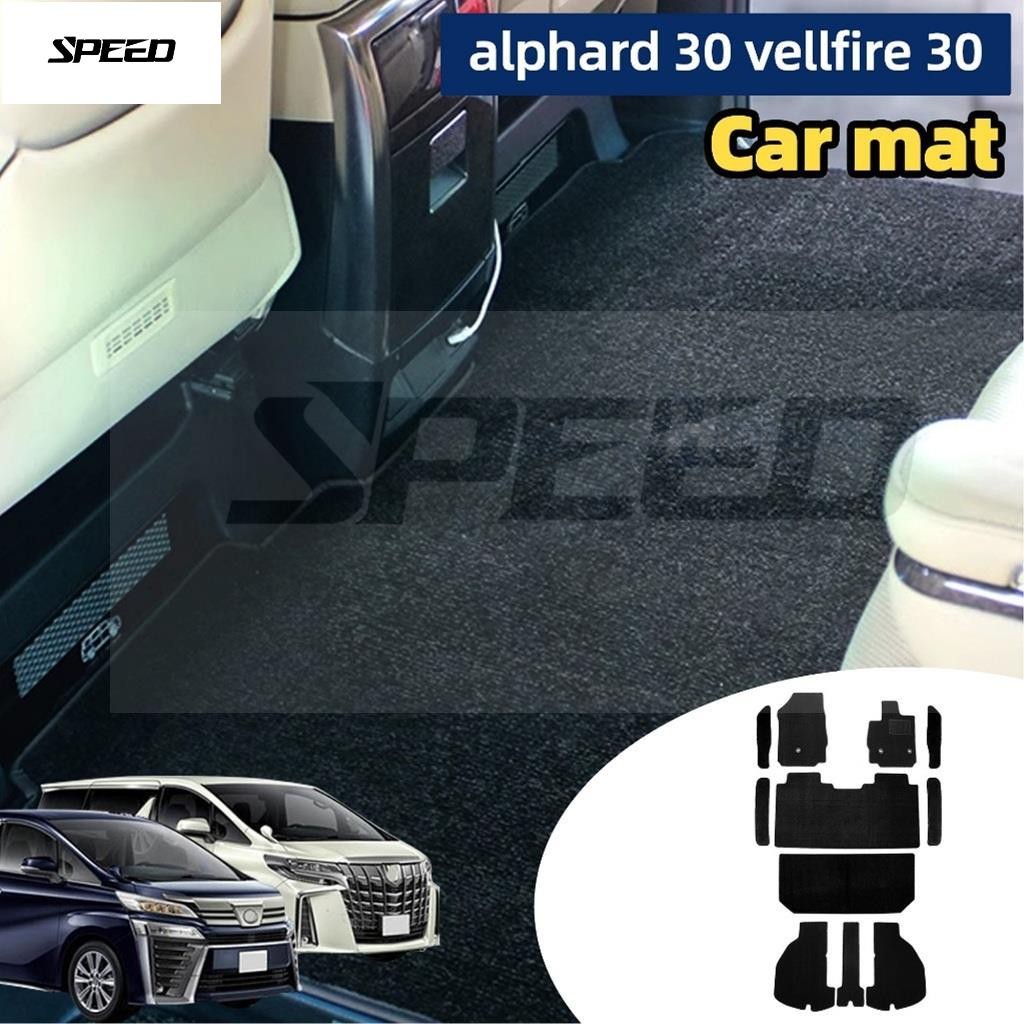 【SPEED】พรมรถยนต์ alphard 30 vellfire30(2015-2022) agh30 anh30 AH30 พรมปูพื้นรถยนต์ พรมปูพื้นรถยนต์ P