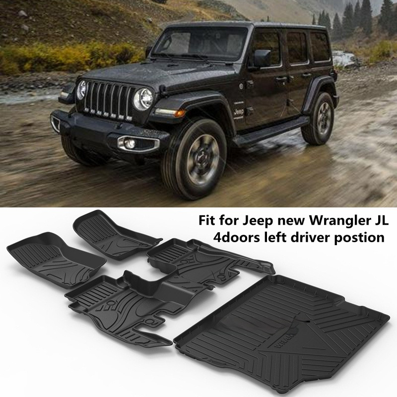 Jeep Wrangler JL Hybrid Highland Wrangler Sahara Rupee Ken 4xe เบาะยาง TPE เฉพาะ