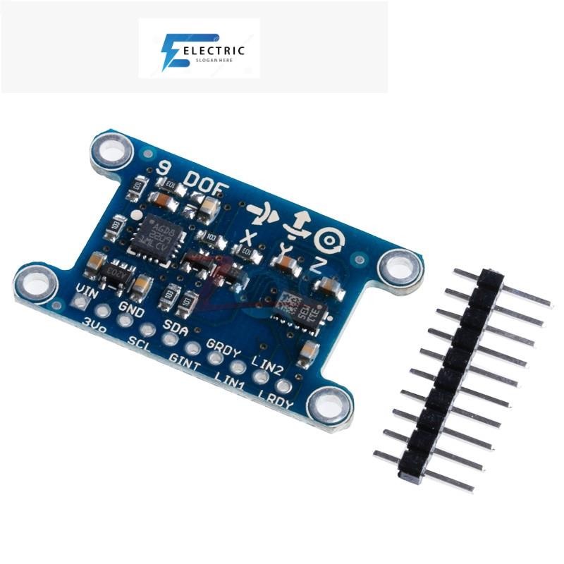 9 axis imu l 3gd 20 lsm 303 d โมดูลเซ็นเซอร์เข็มทิศสําหรับ arduino