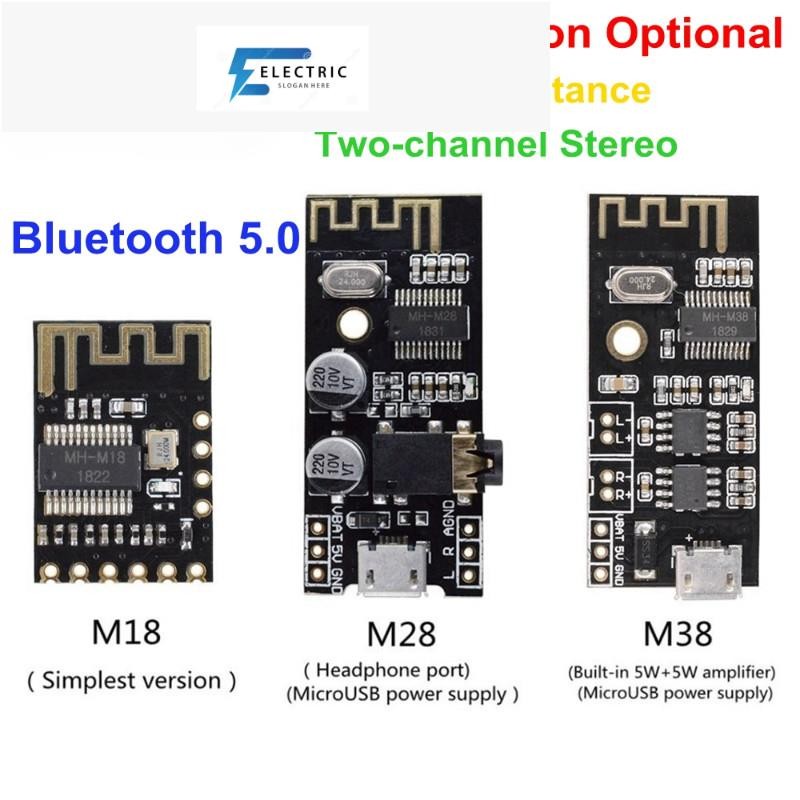 Mh-mx8 MP3 ถอดรหัสบลูทูธ 4.2 5.0 เสียง Modul สเตอริโอ DIY Hohe Fidelity HIFI M18 M28 M38