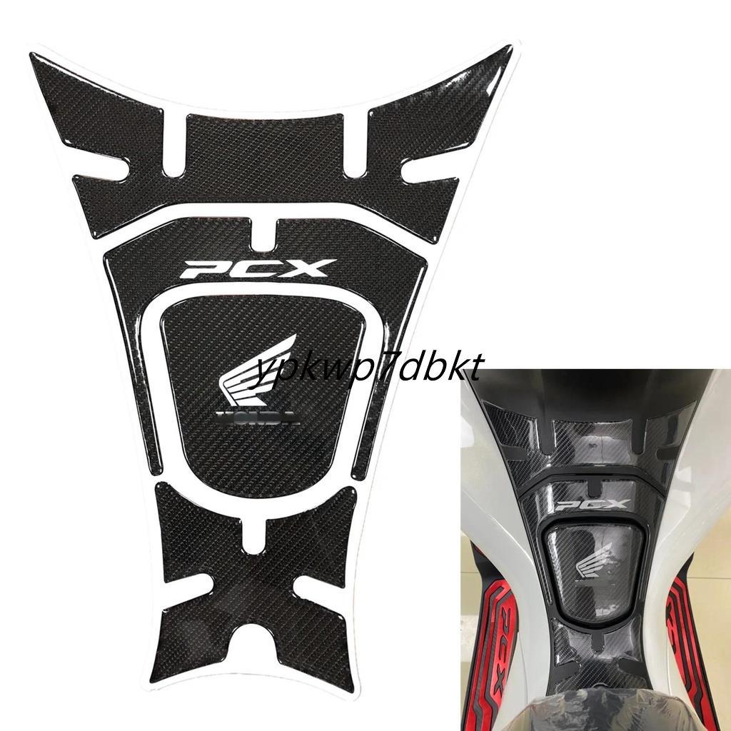 สติกเกอร์คาร์บอนไฟเบอร์ 3D สําหรับติดถังน้ํามันรถจักรยานยนต์ HONDA PCX125 PCX150 PCX 125 PCX 150 201