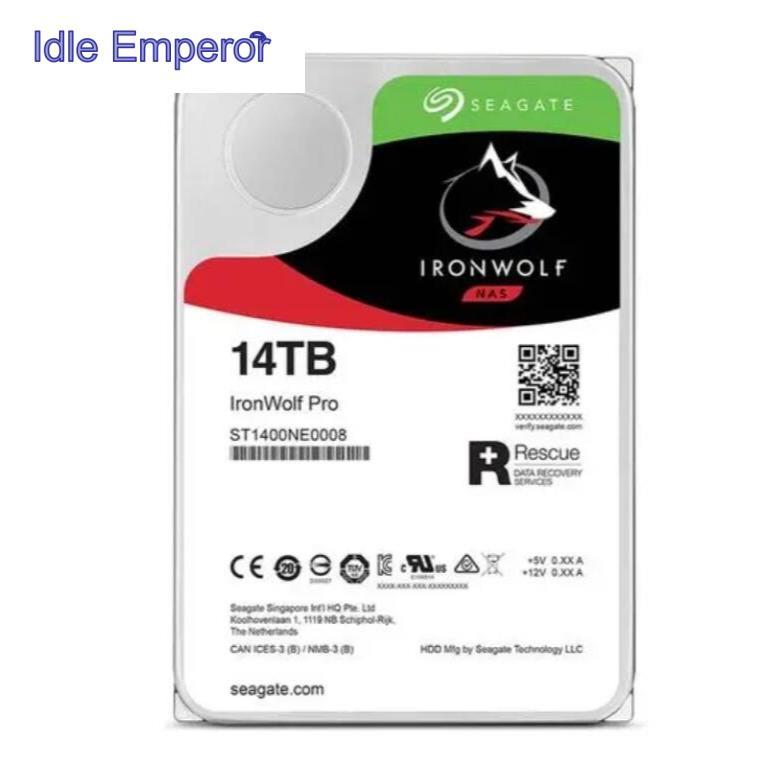 Seagate IronWolf Pro 3.5 14TB HDD (CMR) data recovery with 256MB 7200rpm 24-hour operation PC NAS fo