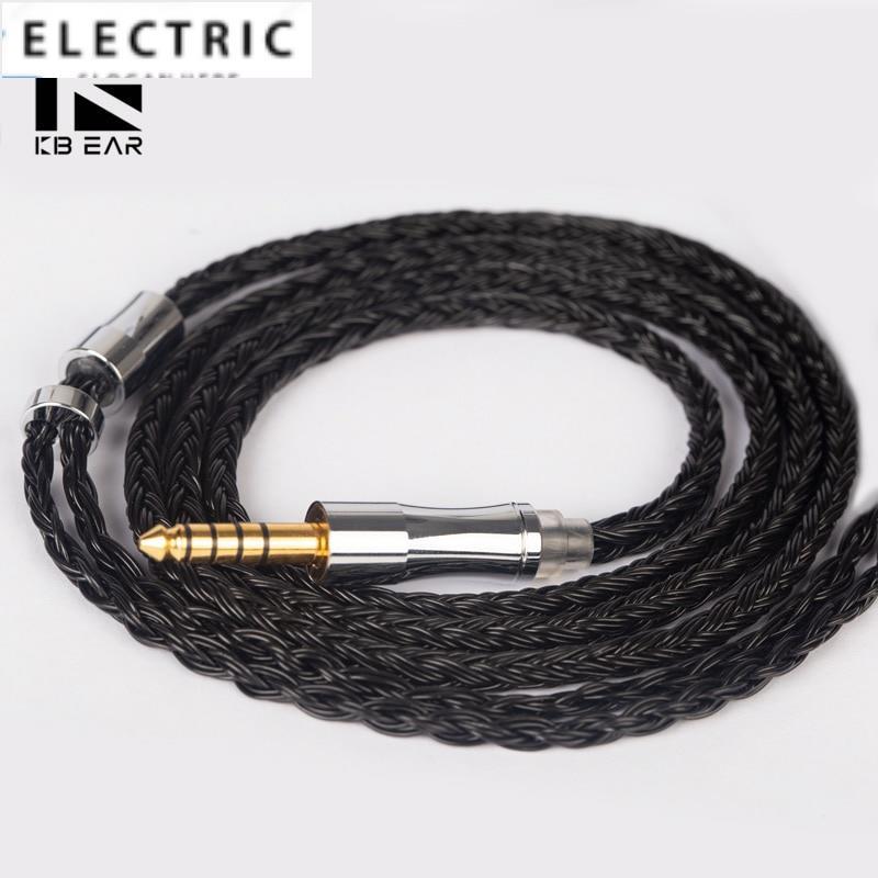 KBEAR Show 24 Core 5N Silver Plated OFC Upgrade Cable 336 Strands 2.5mm/3.5mm/4.4mm Plug Widely Comp