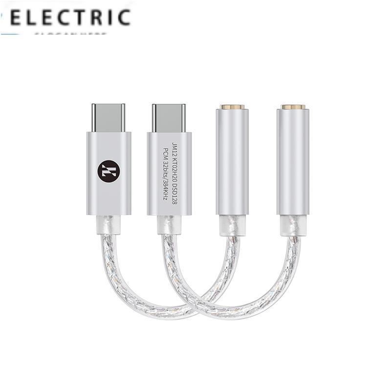 Jcally JM12 ชิปอะแดปเตอร์แปลงเสียงดิจิทัล ชุบเงิน KTO2H20 32bits/384KH DSD128 27.5mW