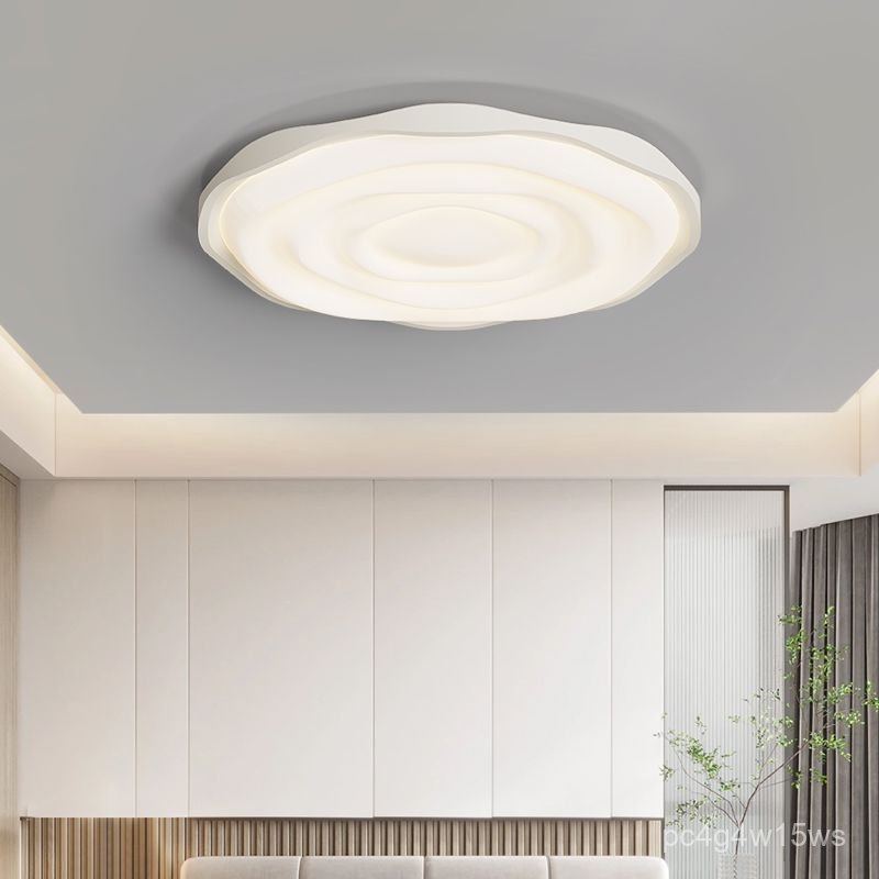 Cloud Simple Style Ceiling Light Bedroom Room Light Modern Cream Dining Room Study Full Spectrum LED