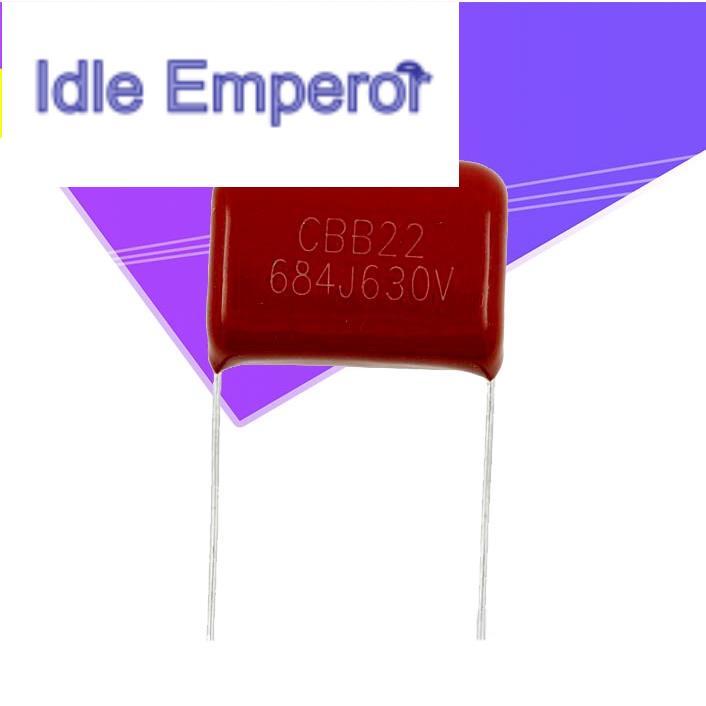 ตัวเก็บประจุฟิล์มโพลีโพรพีลีน 630V684J 0.68UF Pitch 20 มม. 684 630V 680nf CBB 10 ชิ้น