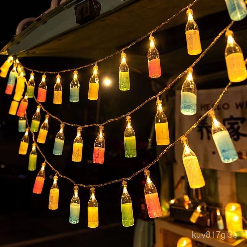 LED Small Colorful Lights Decorative Lights Internet Celebrity Night Trunk Room Atmosphere Decoratio