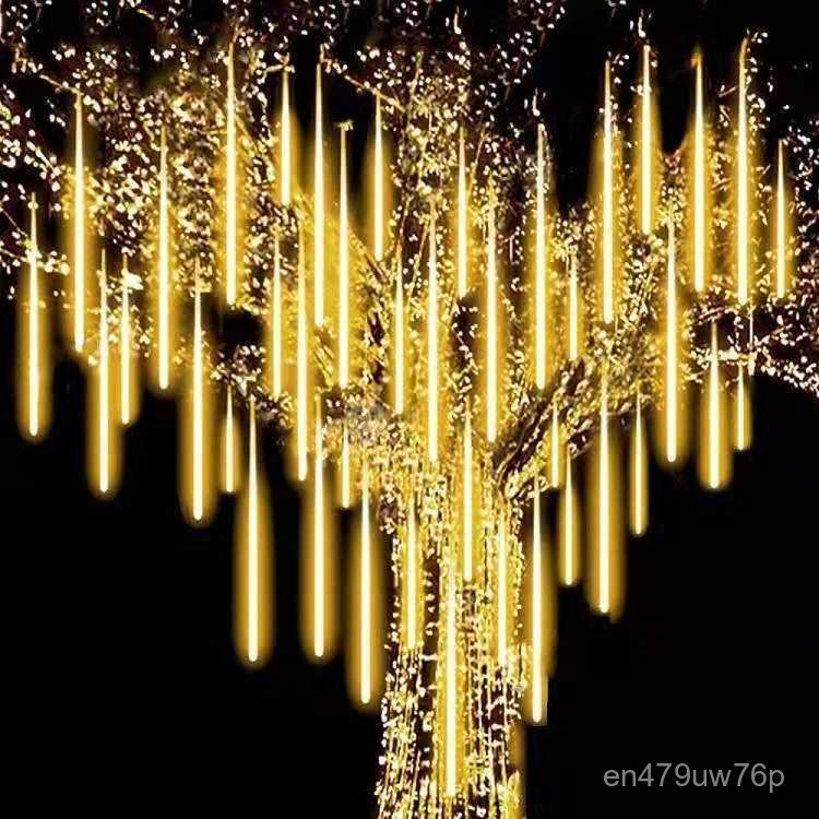Meteor Shower led Lights Sky Full of Stars String Lights Garden Decorative Lights Christmas Street T