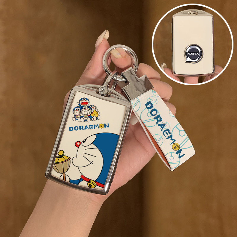VOLVO Cartoon Key shell Adaptation VOLVO EX30 V60 XC40 XC60 V60 940 S60 S80 XC90 Key cover S7UU