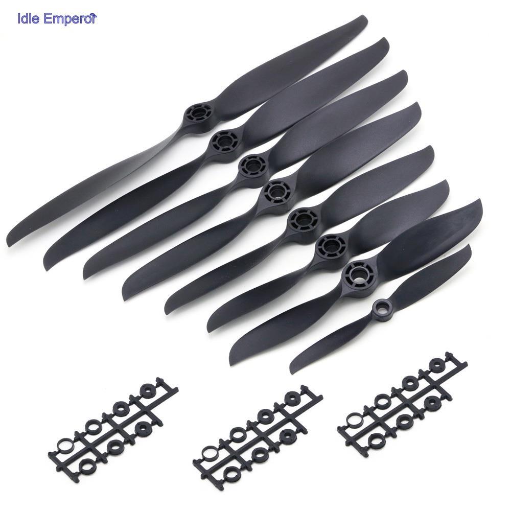 ใบพัด JN 9*6E 9*4.7E 10*5E 10*7E 11*7E 12*6E 12*10E 13x8E 14*7E สําหรับเครื่องบินบังคับ 4 ชิ้นต่อล็อ