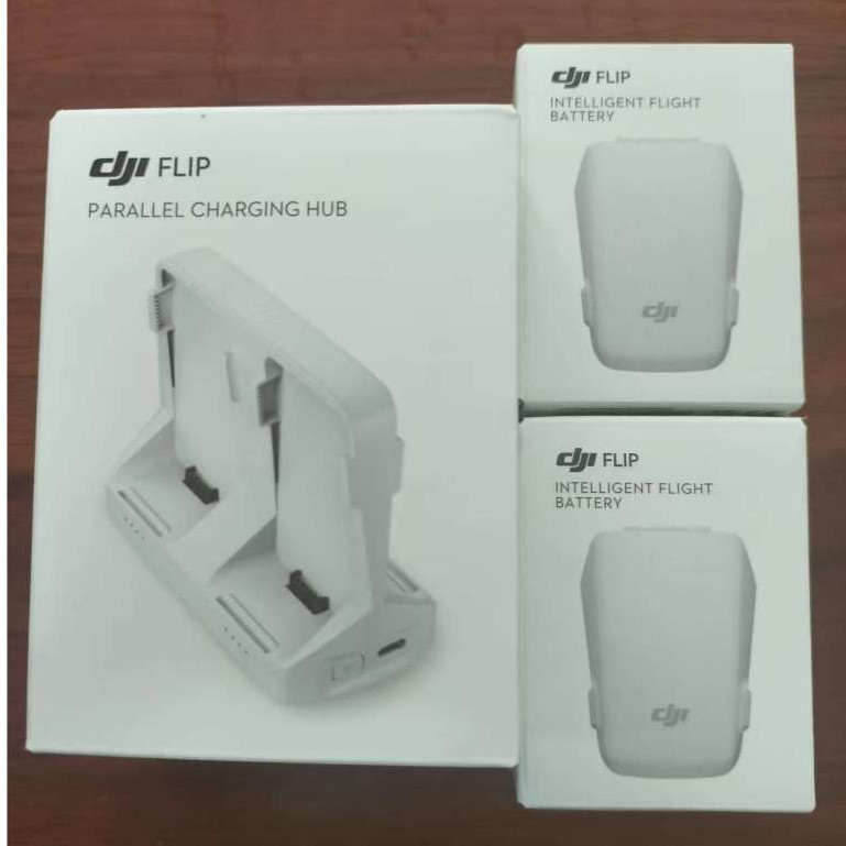 DJI Flip โดรนแบตเตอรี่บินอัจฉริยะ (3110mAh) + ตัวจัดการการชาร์จขนาน เหมาะสําหรับอุปกรณ์เสริมการบินโด