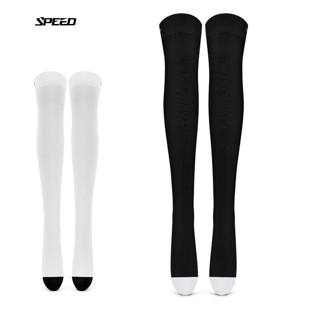 หน้าจีเอ็ม ถุงเท้ายาวถึงเข่ายืดหยุ่นสูงสําหรับผู้หญิงถุงน่องบาร์เรลนุ่มและบางก้นผ้าขนหนูหนา WZ015 ฤด