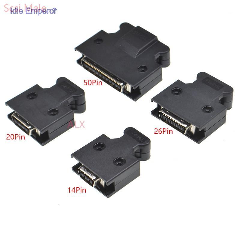 Diy Scsi Male Connector Hpcn 14 20 26 36 50 Pin อะแดปเตอร์ซ็อกเก็ตเชื่อมต่อสายไฟ 1 ชิ้น