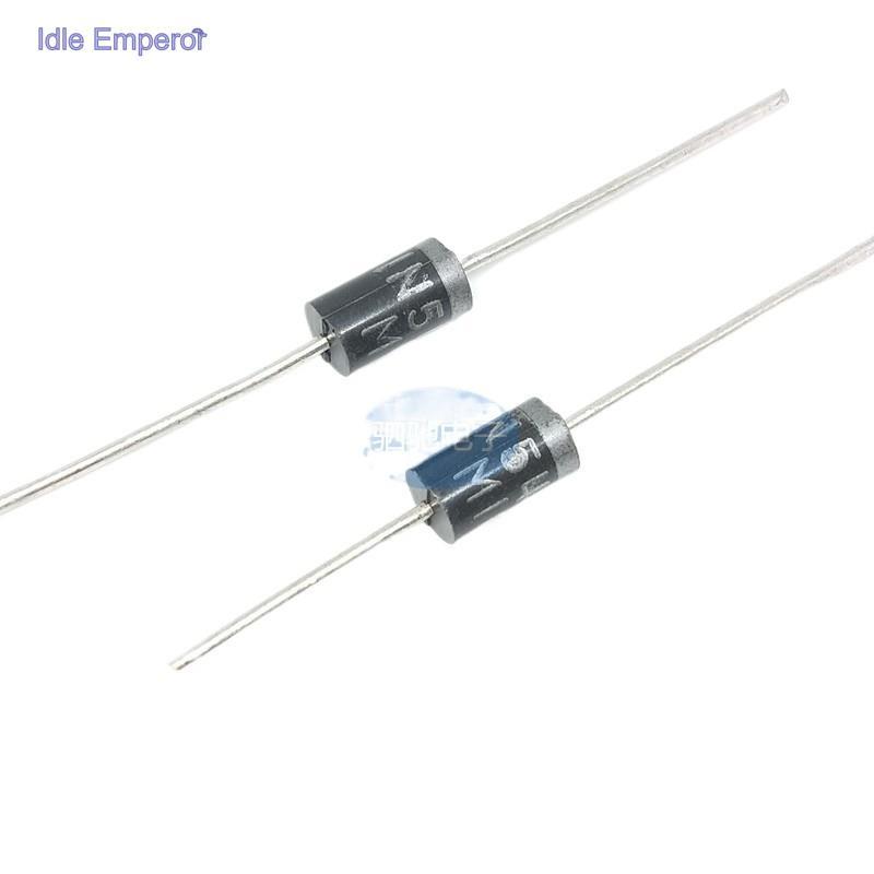 100 ชิ้น/ล็อตยี่ห้อใหม่ Original Diode 1N5408 IN5408 5408 Rectifier ไดโอด 3A 1,000V In-Line