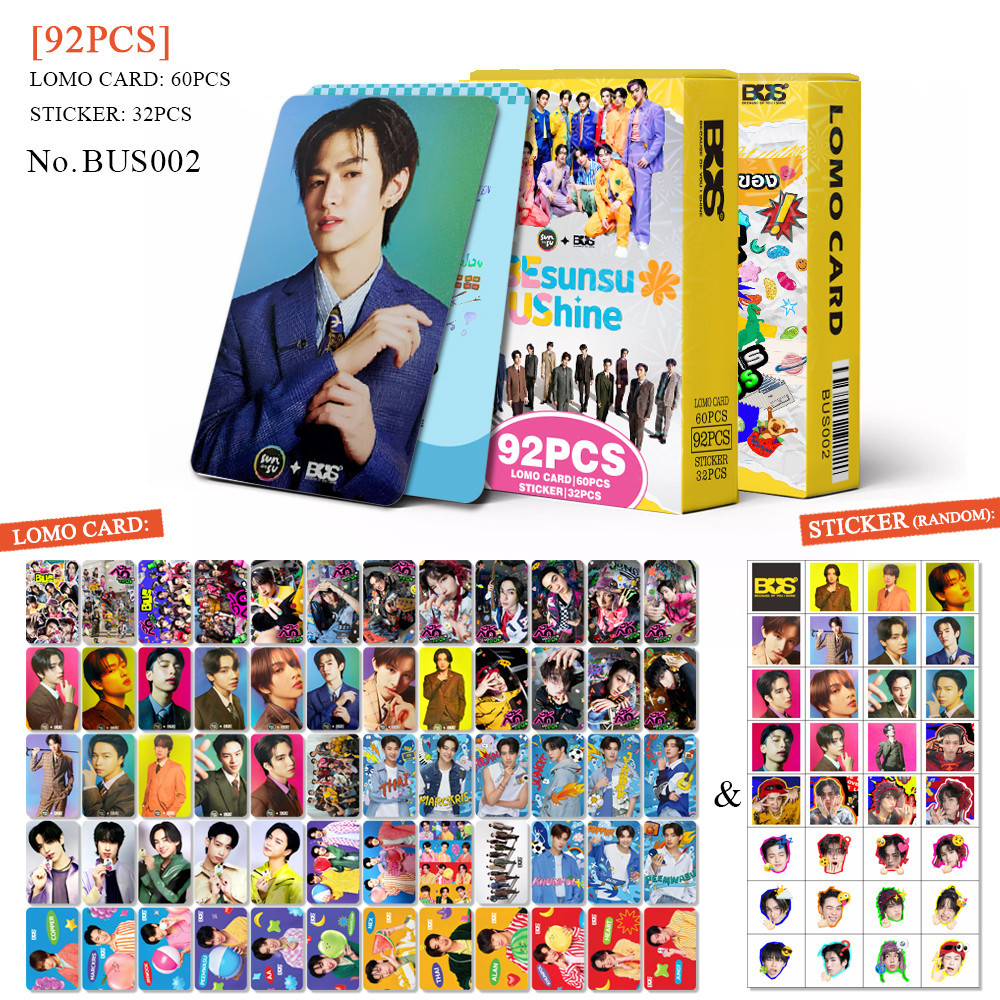 Sunsu X BUS Photocard BUS ครบรอบ 1 ปี Photocard BUS เพราะคุณ I Shine No-Status Status Cards AA Alan