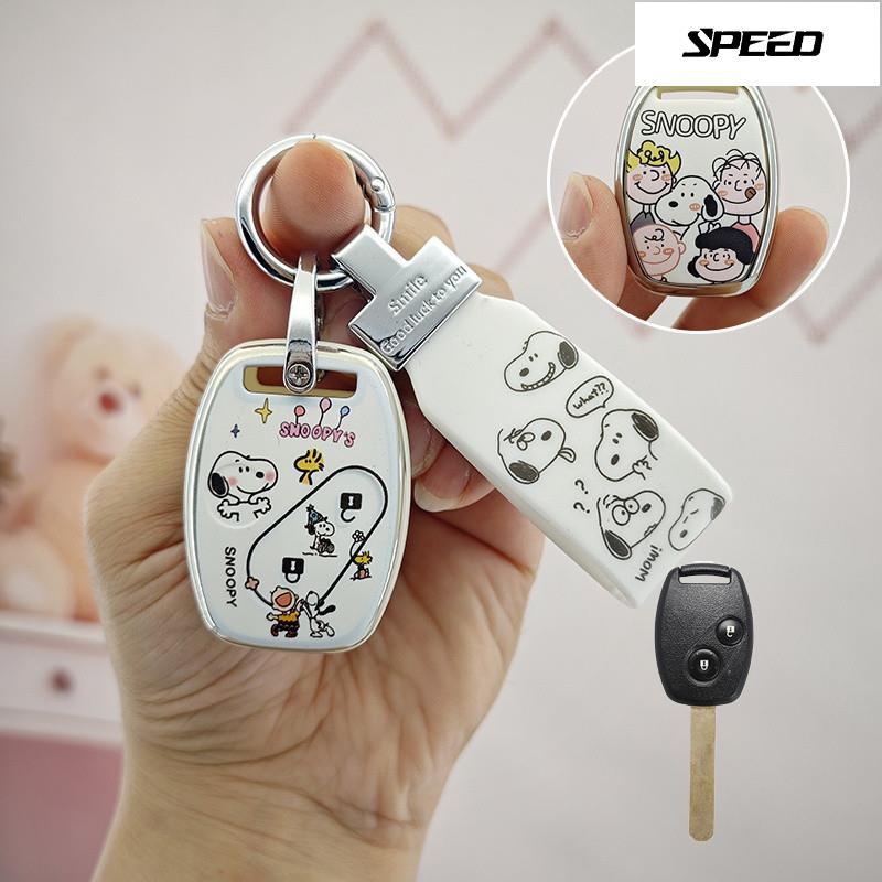 พวงกุญแจ Honda ปลอกกุญแจรถฮอนด้า jazz CRV3 city 2013 Accord g7 g8 CRV Odyssey Civic Fit เคสกุญแจรถยน