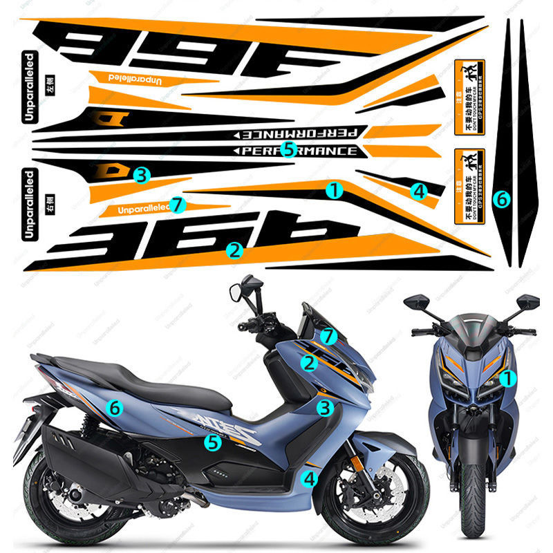 ZONTES 368D อุปกรณ์เสริมเหมาะสําหรับ 24 Shengshi 368D Garland รถพิมพ์กันน้ําป้องกันฟิล์มสติกเกอร์ดัด