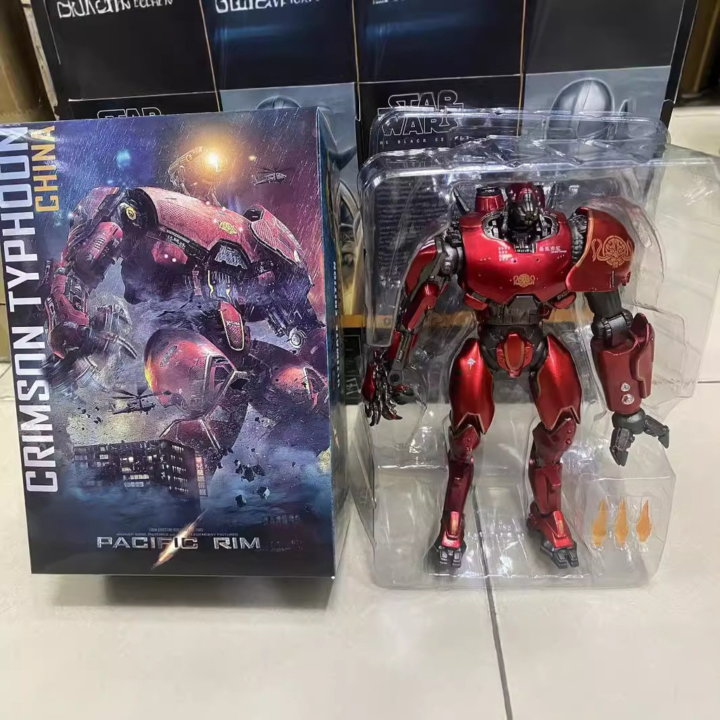 18 ซม. Pacific Rim Crimson Typhoon Action Figure Deluxe Light Edition ของเล่น