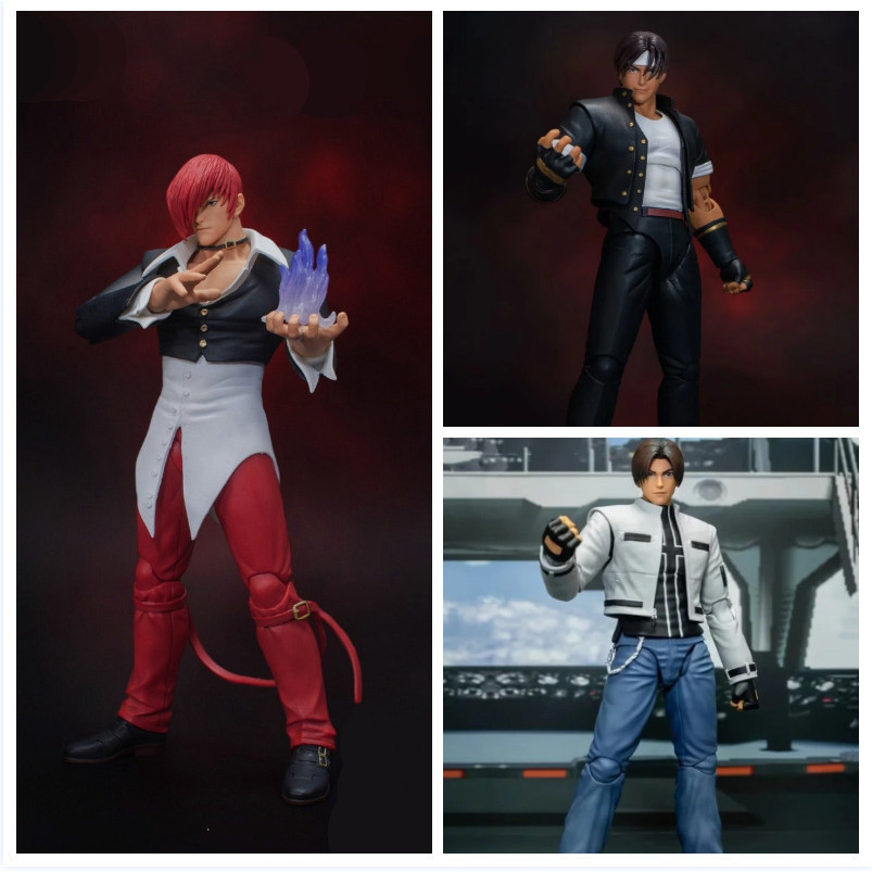 ของเล่นพายุ SNK the King of Fighters 98/2002 Kyo Kusanagi และ Iori Yagami Super Action Figure ของเล่