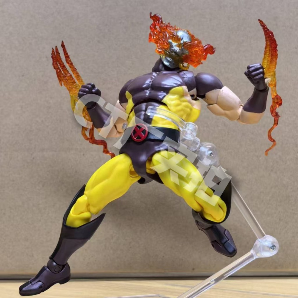 CT Toys X-men the Wolverine James Howlett / Logan as Hellverine Super Action Figure ของเล่น