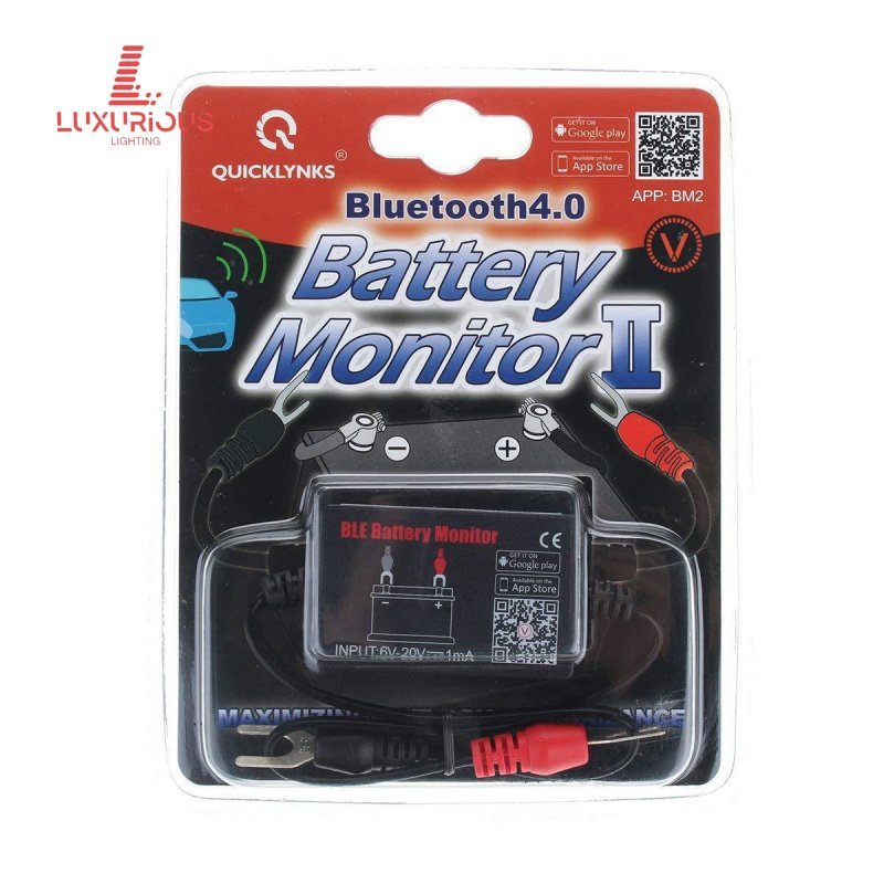 12v แบตเตอรี่รถยนต์บลูทูธ4.0ผู้ทดสอบการวินิจฉัย BM2 Battery monitor Tester QMUN