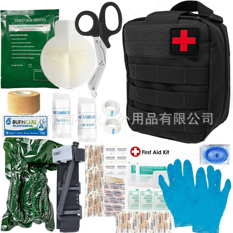 Trauma First Aid Tactical Kit Survival Tool Set Field Survival Emergency Kit Camping Gear