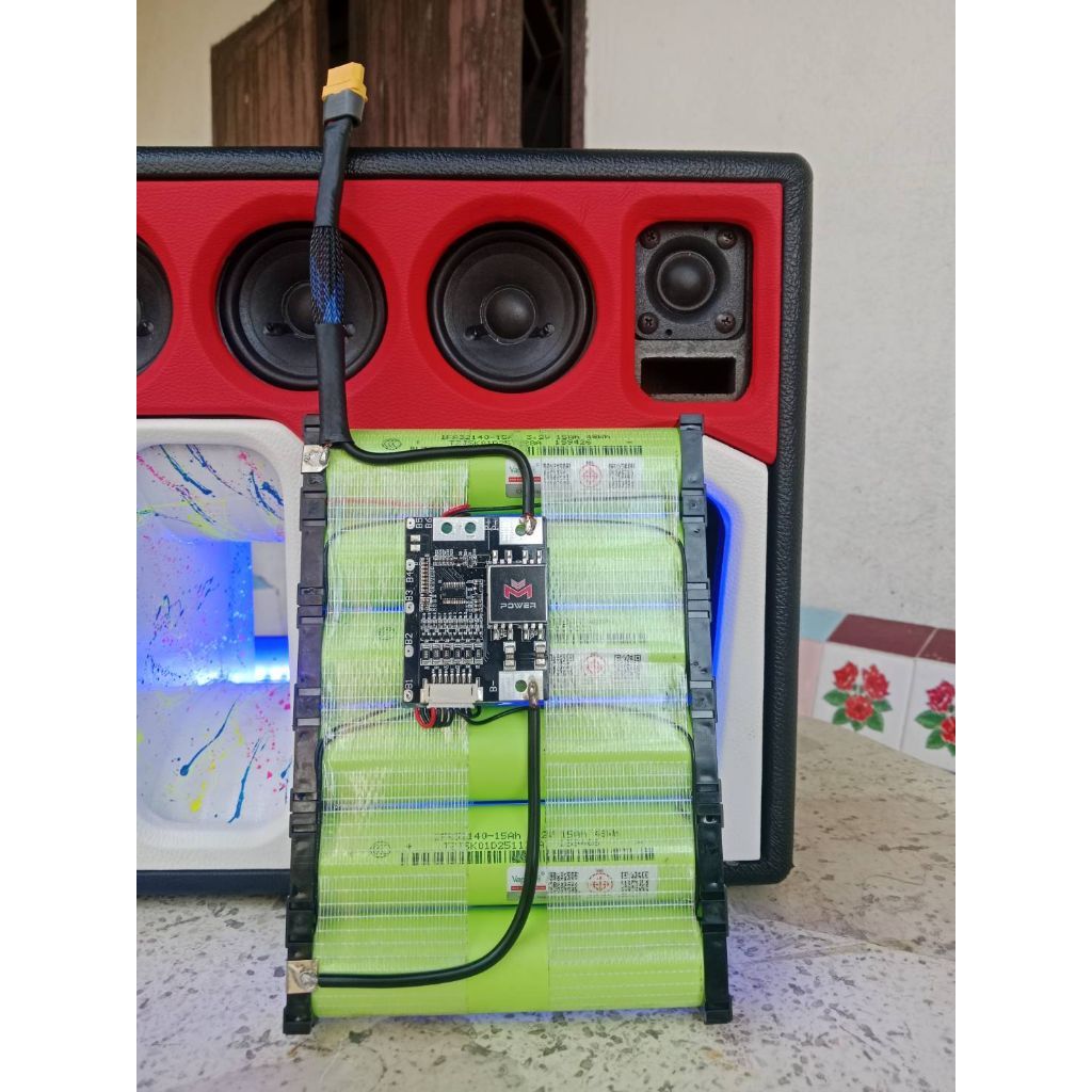 แบตเตอรี่ลิเธียมฟอสเฟต 6S 15 แอมป์สำหรับลำโพง bluetoothลำโพง DIY