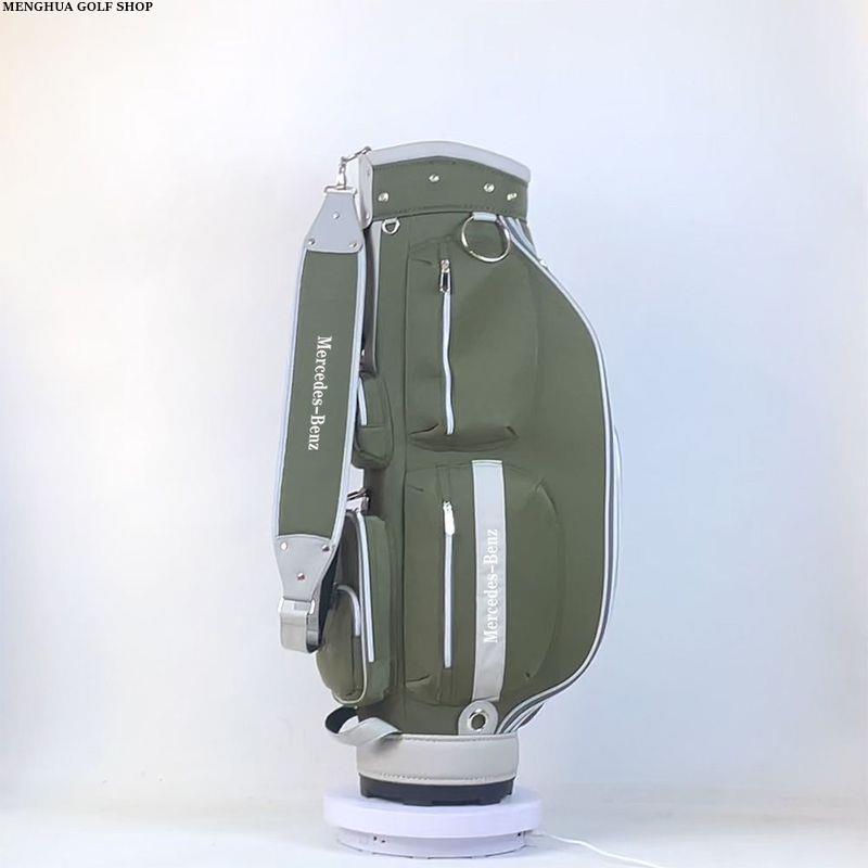 สไตล์ใหม่ Bercedes-Benz Benz Golf Bag กระเป๋าสะพายแฟชั่นน้ําหนักเบากระเป๋าคลับผู้ชายแสงอัลตร้า