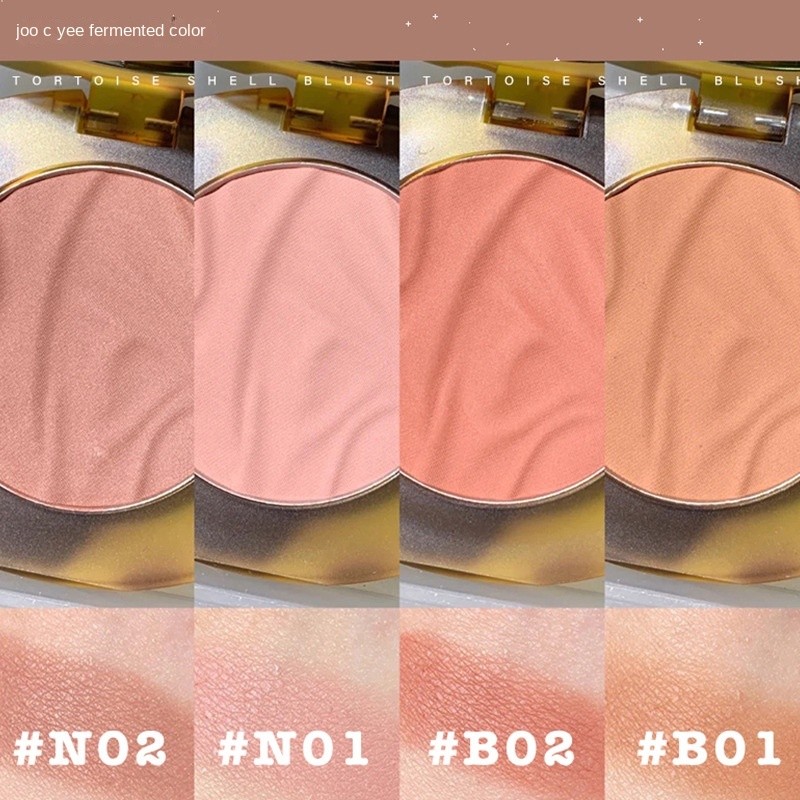 Joocyee บลัชออนแต่งหน้า คอนทัวร์ เนื้อแมตต์ สีเหลืองอําพัน