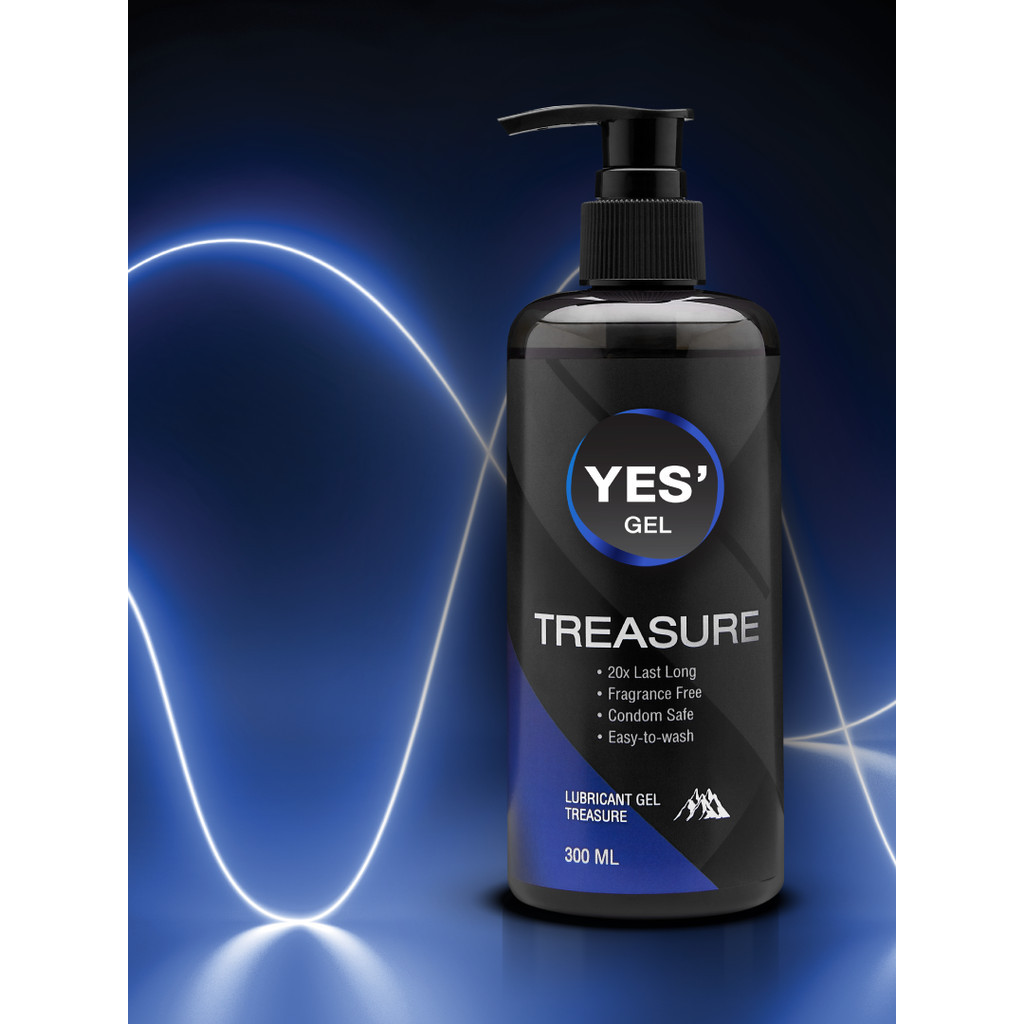 LL Zex1: YES' Treasure Gel เจลหล่อลื่น Water-based สูตรไม่มีกลิ่น แห้งช้า 20 เท่า ปริมาณ 300ml