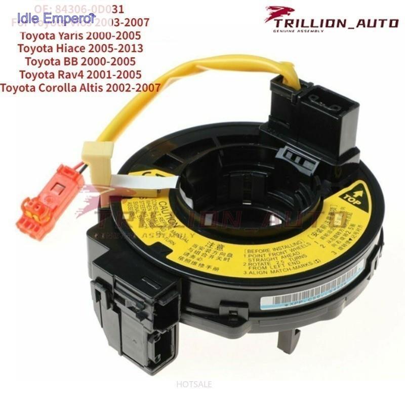 สายเกลียวนาฬิกาพวงมาลัย สําหรับ Toyota Yaris Vios Hiace BB Rav4 Corolla Altis 84306-0D031