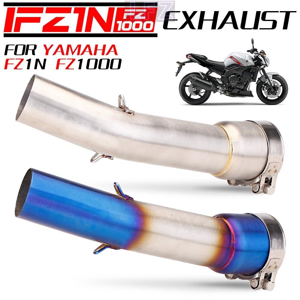 เหมาะสําหรับ Yamaha FZ1 NS FAZER FZ1 FZ1N FZ1000 2005 ถึง 2016 ท่อไอเสียรถจักรยานยนต์หนีท่อไอเสีย in