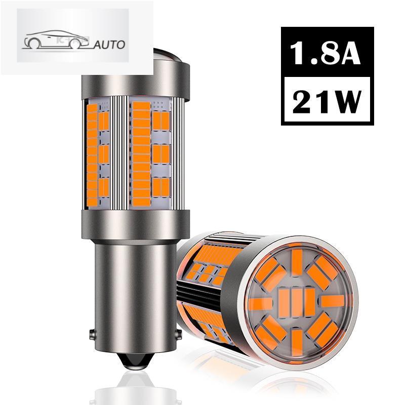 หลอดไฟเลี้ยว LED T20 7440 W21W 4014 105SMD Canbus 1156 P21W BA15S LED BAU15S PY21W สําหรับไฟเลี้ยวถอ