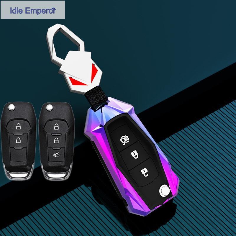 สังกะสีอัลลอยด์กุญแจรถ Ford Ranger ford ecosport focus escape lynx everest explorer edge kuga Car Key Case Protective