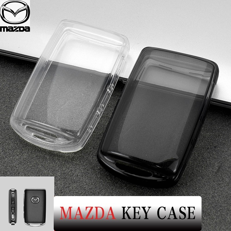 Mazda Remote Key กรณีพวงกุญแจสําหรับ Mazda 2/Mazda 3/CX30/CX-3/CX-5/Skyactiv ฝาครอบอุปกรณ์เสริม