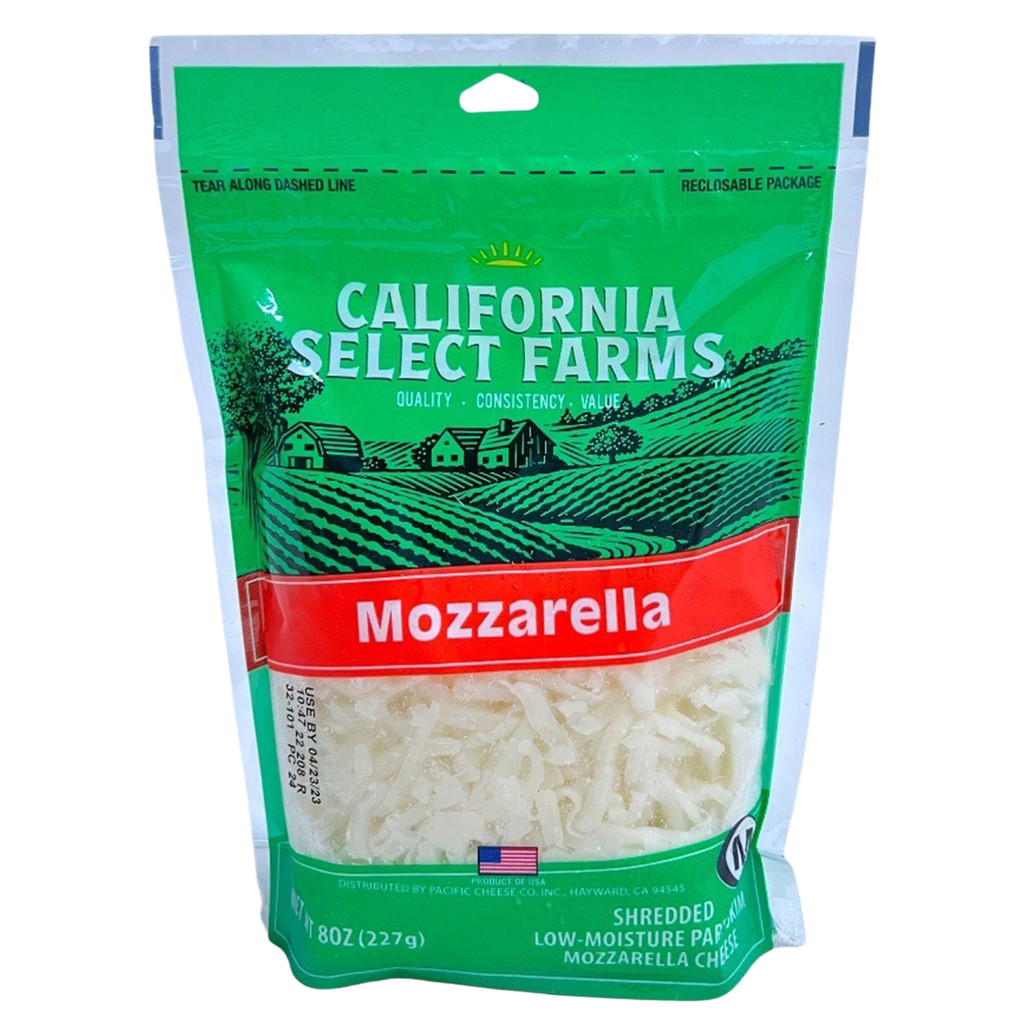 [051934710381] Csf Mozzarella Shredded 227G ซีเอสเอฟ มอสซาเรลล่าชีสชนิดขูด