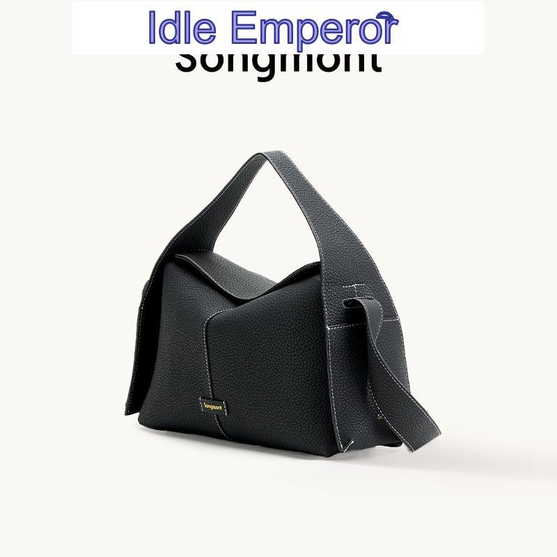 Songmont Medium Drippy Roof Bag กระเป๋าถือสําหรับผู้หญิงกระเป๋าสะพายหนัง