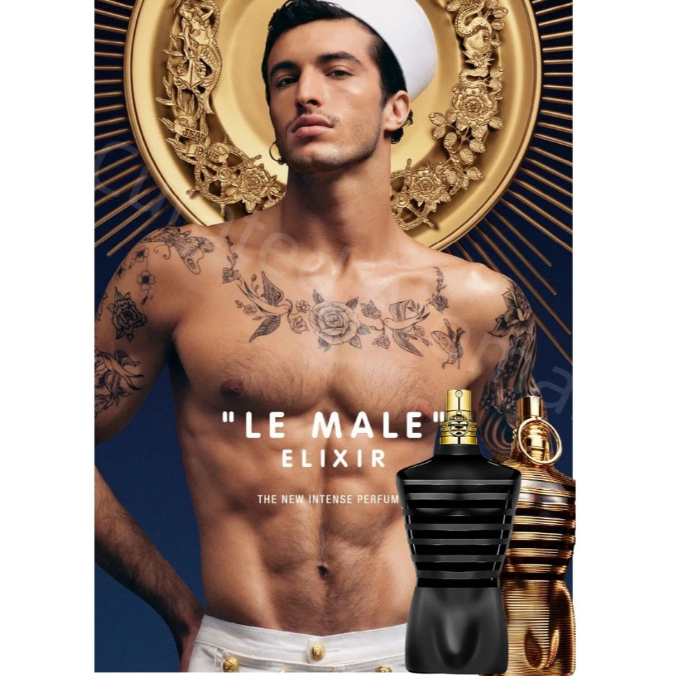 【Ready Stock✈️】Le Male Elixir&Le Male Le Parfum EDT 125ml เข้มข้น เซ็กซี่ หรูหรา ติดทนนานมาก  น้ำหอม