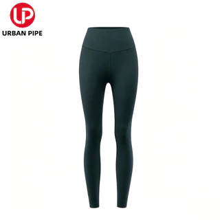 URBAN PIPE กางเกงโยคะขายาว กางเกงเลกกิ้ง กางเกงออกกำลังกายผู้หญิงเป้าไม่ยิ้มแบบไร้ตะเข็บหน้าเป้าเก็บสัดส่วน yg02