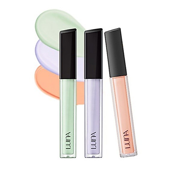 LUNA Long Lasting Corrector Liquid คอนซีลเลอร์ 6.5g 1 ชิ้นสี Correcting เมคอัพเบส Dark Circle Tone C
